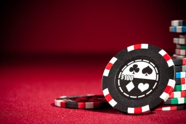 Mobile phone showing roulette bet placement